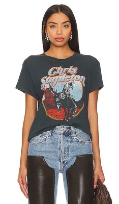 DAYDREAMER Chris Stapleton Horse And Canyons Tour Tee in Black