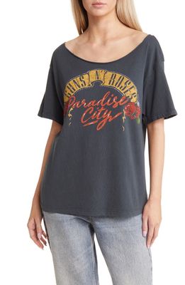 Daydreamer Guns N' Roses Paradise City Graphic T-Shirt in Vintage Black