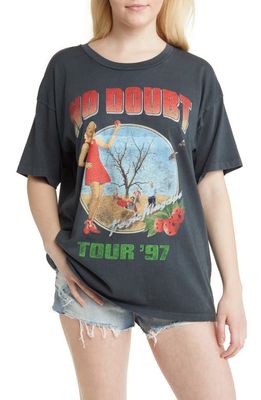 Daydreamer No Doubt Tour '97 Cotton Graphic Tee in Vintage Black