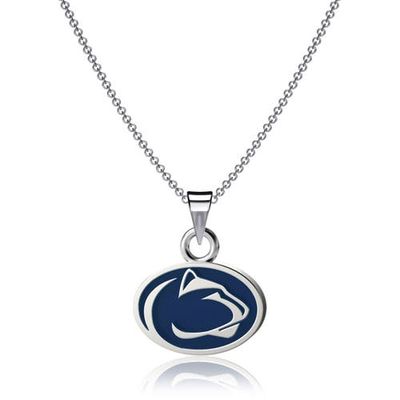 DAYNA DESIGNS Penn State Nittany Lions Enamel Small Pendant Necklace in Silver