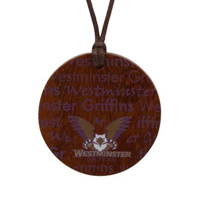 Dayna U Westminster Griffins Women's Infinity Wooden Necklace
