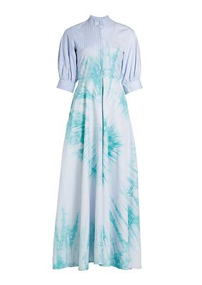 Dayo Tie-Dye Maxi Shirtdress