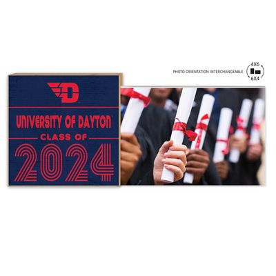 Dayton Flyers 5" x 10.5" 2024 Grad Floating Photo Frame