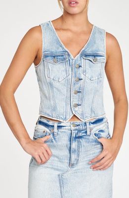 DAZE Kiss Denim Vest in First Move