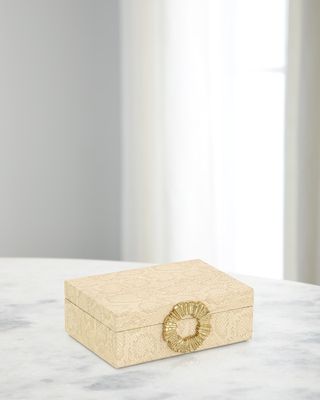 Dazzle Vegan Snakeskin Box - Small