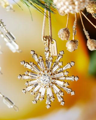 Dazzling Crystal Snowflake Ornament