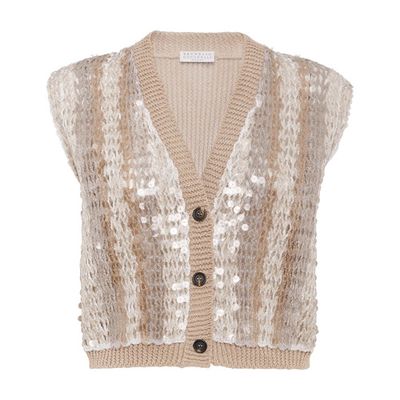 Dazzling Embroidery vest