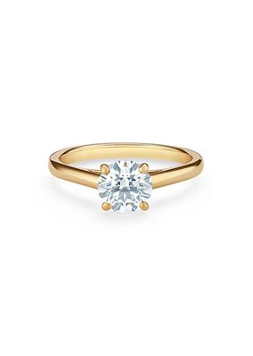 DB Classic 18K Yellow Gold & 1.07 TCW Brilliant-Cut Diamond Engagement Ring