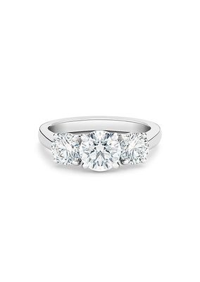 DB Classic Platinum & 1.01 TCW Diamond Engagement Ring