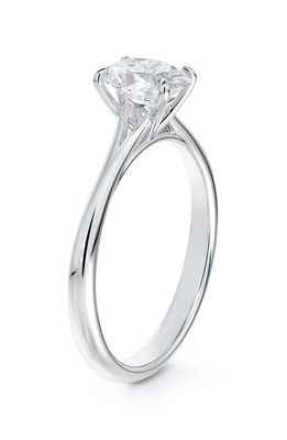 De Beers Forevermark Icon&trade; Setting Oval Diamond Engagement Ring in Platinum-D0.70Ct