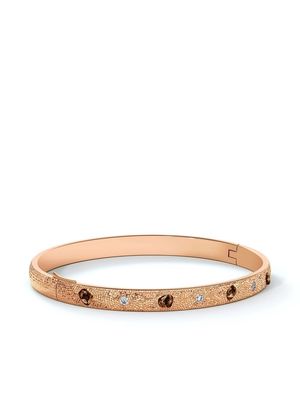 De Beers Jewellers 18kt rose gold Talisman diamond bangle bracelet
