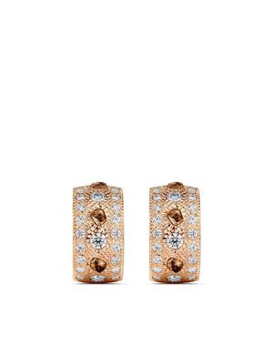 De Beers Jewellers 18kt rose gold Talisman diamond earrings