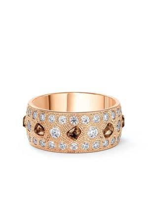 De Beers Jewellers large 18kt rose gold Talisman diamond ring