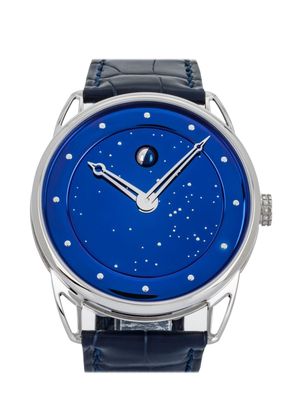 De Bethune 2018 pre-owned DB25 Moon Phase Starry Sky 44mm - Blue