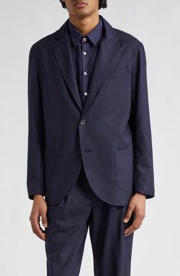 De Bonne Facture Essential Super 130s Wool Sport Coat in Navy 