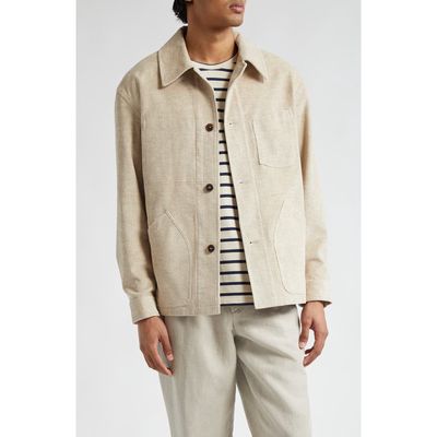 De Bonne Facture Maquignon Denim Work Jacket in Undyed 