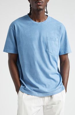 De Bonne Facture Oversize Cotton T-Shirt in Indigo 