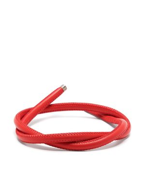 De Grisogono Allegra leather bracelet - Red