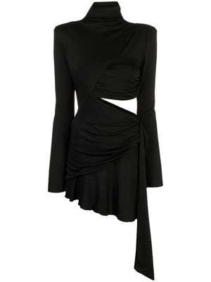 De La Vali Bowery cut-out detail minidress - Black