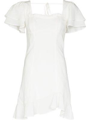 De La Vali Margarita flared dress - White