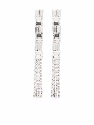 DEA Vittoria crystal-embellished pendant earrings - Neutrals