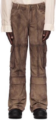 Deadwood Brown Prowess Leather Pants