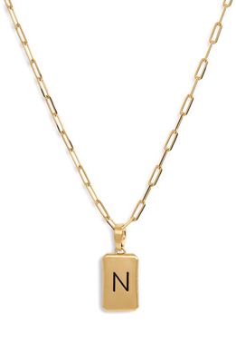 Dean Davidson Initial Pendant Necklace in Gold N