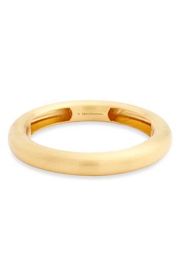 Dean Davidson Large Dune Hinge Bangle Bracelet in Gold 