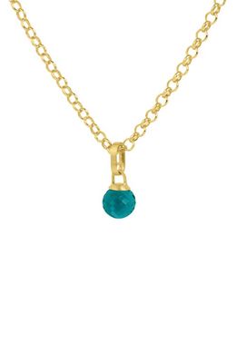 Dean Davidson Manhattan Paraiba Pendant Necklace in Electric Blue/Gold 