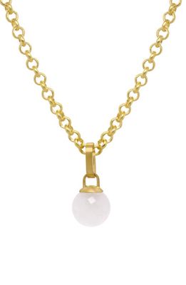 Dean Davidson Manhattan Pendant Necklace in Moonstone/Gold 