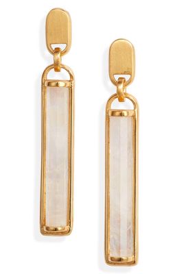Dean Davidson Revival Semiprecious Stone Drop Earrings in Moonstone/Gold