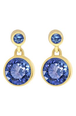 Dean Davidson Signature Droplet Stud Earrings in Midnight Blue/Gold