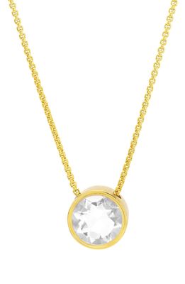 Dean Davidson Signature Pendant Necklace in Crystal Quartz/Gold