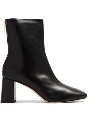 Dear Frances Cube 70mm leather ankle boots - Black