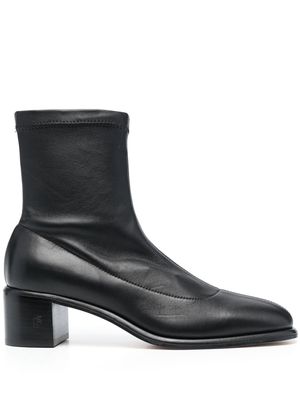 Dear Frances Iris 55mm leather boots - Black
