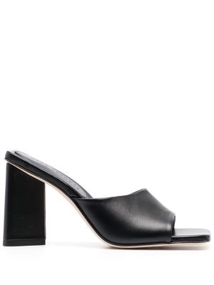 Dear Frances slip-on leather sandals - Black