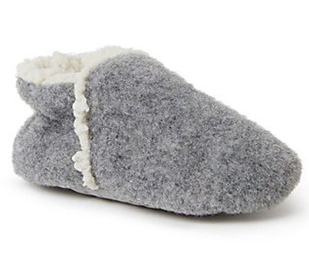 Dearfoams Kid's Baby Emerson Felted Closed Back Slippers