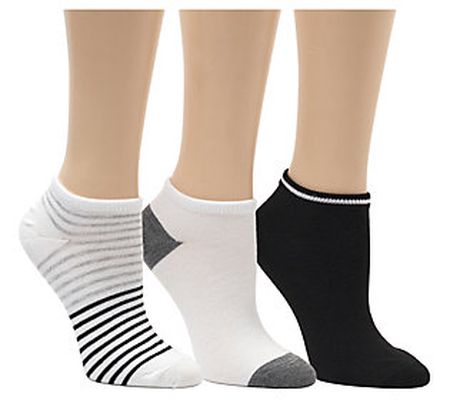 Dearfoams Ladies' Everyday Comfort Low Cut Socks