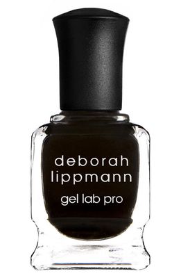 Deborah Lippmann Gel Lab Pro Nail Color in Fade To Black/Crème