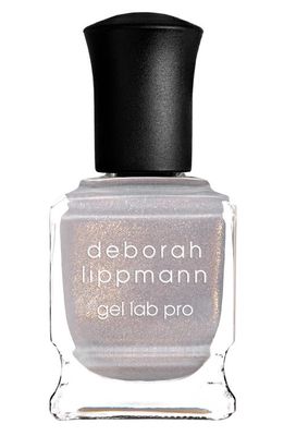 Deborah Lippmann Gel Lab Pro Nail Color in Never Worn White/Shimmer