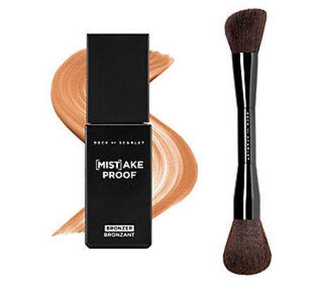 Deck of Scarlet Mistake Proof Bronzer & Double Take Face Brush