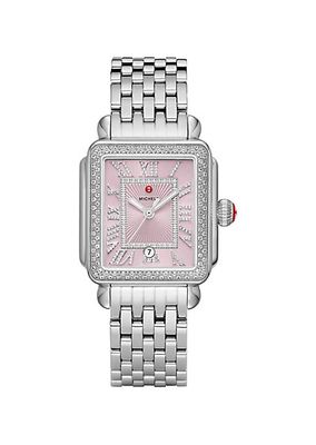 Deco Madison Stainless Steel & Diamond Bracelet Watch