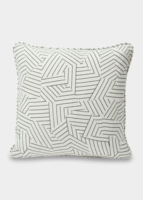 Deconstructed Stripe 22" Pillow