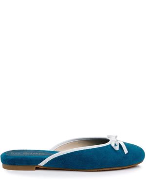 Dee Ocleppo Athens terry-cloth mules - Blue
