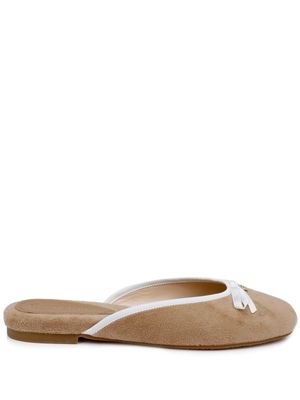 Dee Ocleppo Athens terry-cloth mules - Neutrals