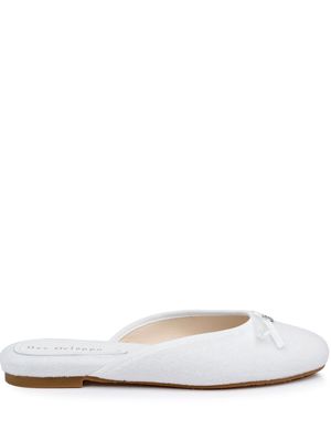 Dee Ocleppo Athens terry-cloth mules - White