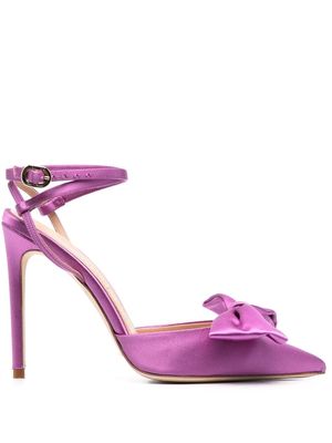 Dee Ocleppo Cocktail Time 100mm satin pumps - Purple
