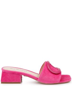 Dee Ocleppo Dizzy 35mm terry-cloth mules - Pink