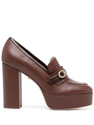Dee Ocleppo Lola 105mm leather pumps - Brown