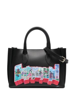 Dee Ocleppo medium Shanghai-print tote bag - Black